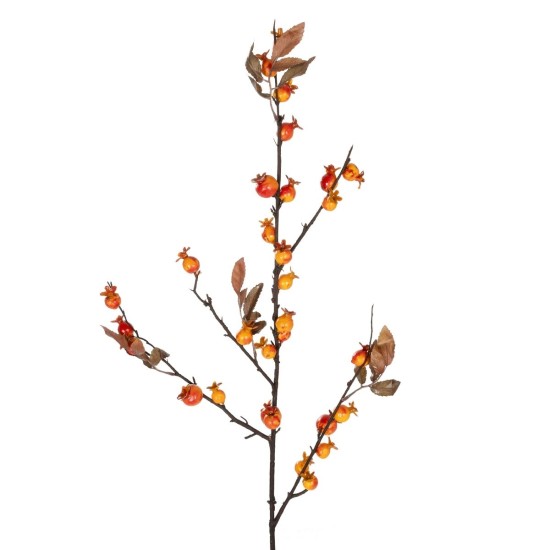 GloboStar® Artificial Garden ORANGE BERRIES FRUIT BRANCH 21444 Τεχνητό Διακοσμητικό Κλαδί Πορτοκαλί Γκί Y94cm GloboStar® Artificial Garden ORANGE BERRIES FRUIT BRANCH 21444 Τεχνητό Διακοσμητικό Κλαδί Πορτοκαλί Γκί Y94cm