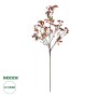 GloboStar® Artificial Garden BROWN BERRIES FRUIT BRANCH 21444 Τεχνητό Διακοσμητικό Κλαδί Κάφε Γκί Y94cm