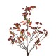 GloboStar® Artificial Garden BROWN BERRIES FRUIT BRANCH 21444 Τεχνητό Διακοσμητικό Κλαδί Κάφε Γκί Y94cm