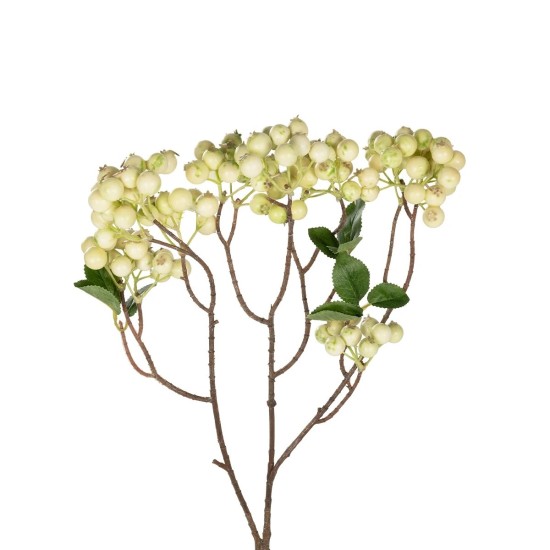 GloboStar® Artificial Garden WHITE BERRIES FRUIT BRANCH 21446 Τεχνητό Διακοσμητικό Κλαδί Λευκό Γκί Y71cm GloboStar® Artificial Garden WHITE BERRIES FRUIT BRANCH 21446 Τεχνητό Διακοσμητικό Κλαδί Λευκό Γκί Y71cm