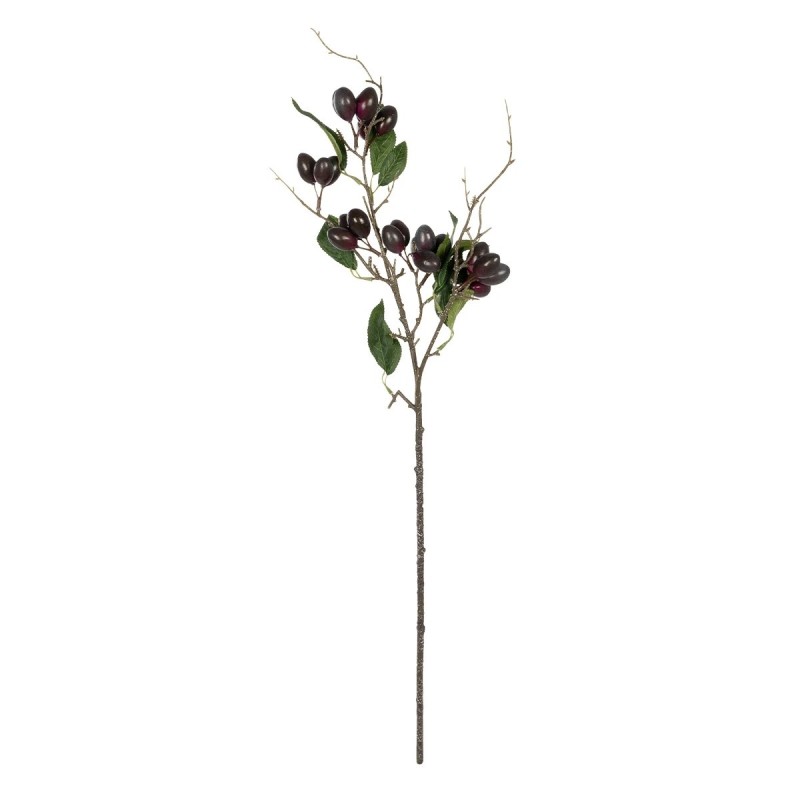 GloboStar® Artificial Garden OLIVE FRUIT BRANCH 21447 Τεχνητό Διακοσμητικό Κλαδί Ελίας Y70cm