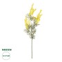 GloboStar® Artificial Garden YELLOW MIMOSA FRUIT BRANCH 21451 Τεχνητό Διακοσμητικό Κλαδί Κίτρινη Μιμόζα Y76cm