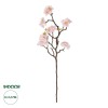 GloboStar® Artificial Garden PINK CHERRY BLOSSOM BRANCH 21454 Τεχνητό Διακοσμητικό Κλαδί Ροζ Κερασίας Y67cm