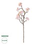 GloboStar® Artificial Garden PINK CHERRY BLOSSOM BRANCH 21454 Τεχνητό Διακοσμητικό Κλαδί Ροζ Κερασίας Y67cm