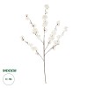 GloboStar® Artificial Garden WHITE GUAXIA FLOWER BRANCH 21456 Τεχνητό Διακοσμητικό Κλαδί Λευκή Γκουάβα Y100cm