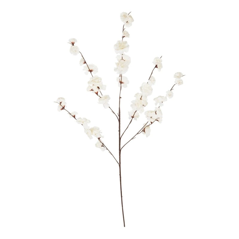 GloboStar® Artificial Garden WHITE GUAXIA FLOWER BRANCH 21456 Τεχνητό Διακοσμητικό Κλαδί Λευκή Γκουάβα Y100cm