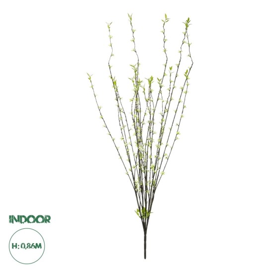 GloboStar® Artificial Garden GREEN WILLOW FLOWER BRANCH 21458 Τεχνητό Διακοσμητικό Κλαδί Λευκή Ιτιά Y86cm GloboStar® Artificial Garden GREEN WILLOW FLOWER BRANCH 21458 Τεχνητό Διακοσμητικό Κλαδί Λευκή Ιτιά Y86cm