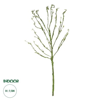 GloboStar® Artificial Garden BIG SPROUT BLOSSOM BRANCH 21461 Τεχνητό Διακοσμητικό Κλαδί Πράσινο Λάχανο Y150cm