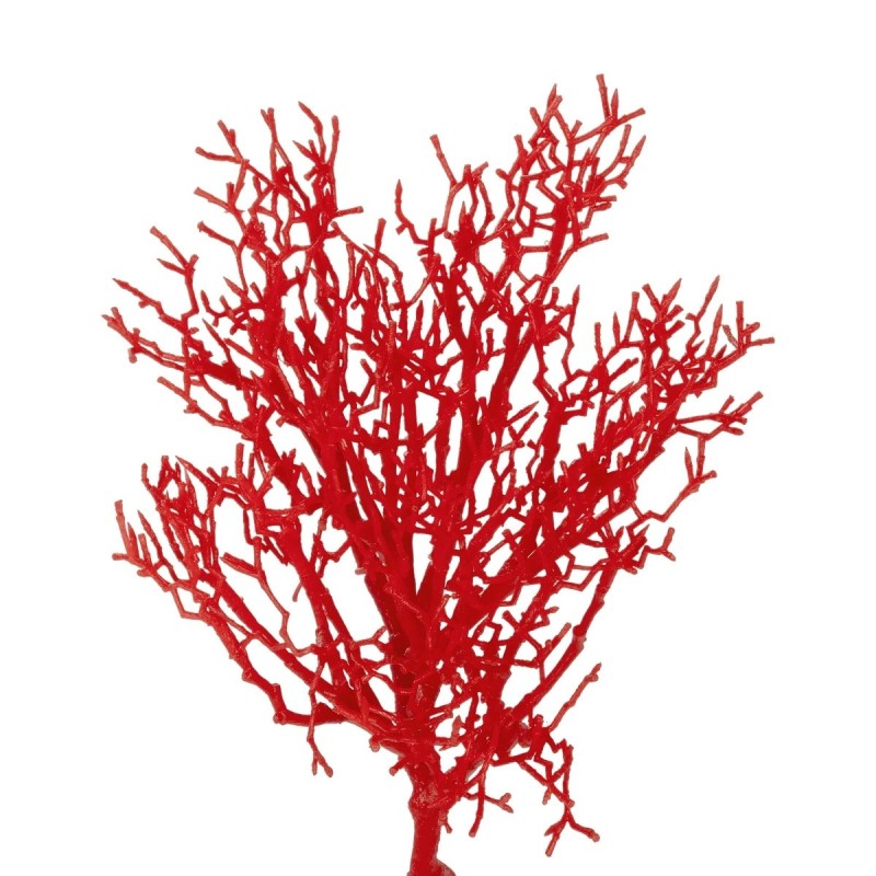 GloboStar® Artificial Garden RED CORAL BRANCH 21468 Τεχνητό Διακοσμητικό Κλαδί Κόκκινο Koράλι Y35cm