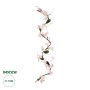 GloboStar® Artificial Garden MAGNOLIA FLOWER VINE 21469 Τεχνητό Διακοσμητικό Κλαδί Μανόλιας Y180cm