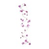 GloboStar® Artificial Garden MAGNOLIA FLOWER VINE 21471 Τεχνητό Διακοσμητικό Φυτό Λευκή & Ροζ Μανόλια Μ20 x Π20 x Υ300cm