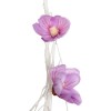 GloboStar® Artificial Garden MAGNOLIA FLOWER VINE 21471 Τεχνητό Διακοσμητικό Φυτό Λευκή & Ροζ Μανόλια Μ20 x Π20 x Υ300cm