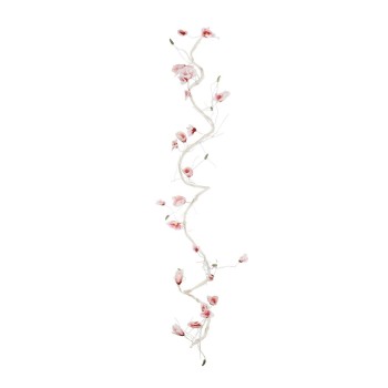 GloboStar® Artificial Garden MANGOLIA FLOWER VINE 21473 Τεχνητό Διακοσμητικό Κλαδί Μανόλιας  Y300cm