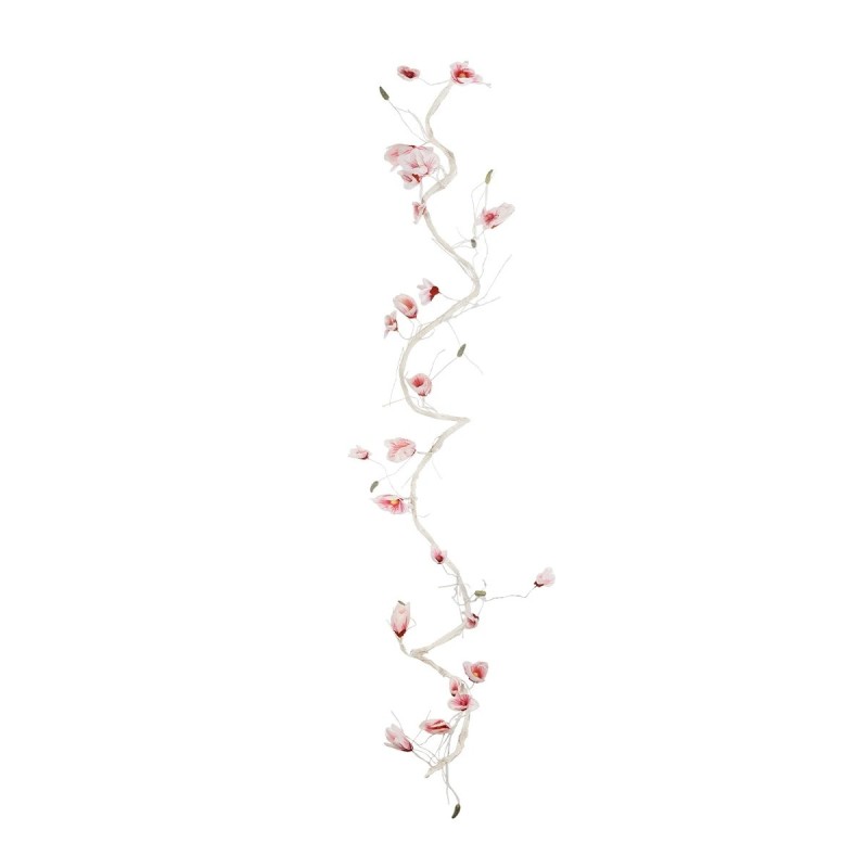 GloboStar® Artificial Garden MANGOLIA FLOWER VINE 21473 Τεχνητό Διακοσμητικό Κλαδί Μανόλιας  Y300cm