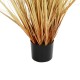 GloboStar® Artificial Garden PAMPAS GRASS 21476 Τεχνητό Διακοσμητικό Φυτό Μπεζ Πάμπας Μ90 x Π40 x Υ150cm