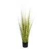 GloboStar® Artificial Garden ZEBRA GRASS 21481 Τεχνητό Διακοσμητικό Φυτό Ζέμπρα Μ30 x Π20 x Υ90cm
