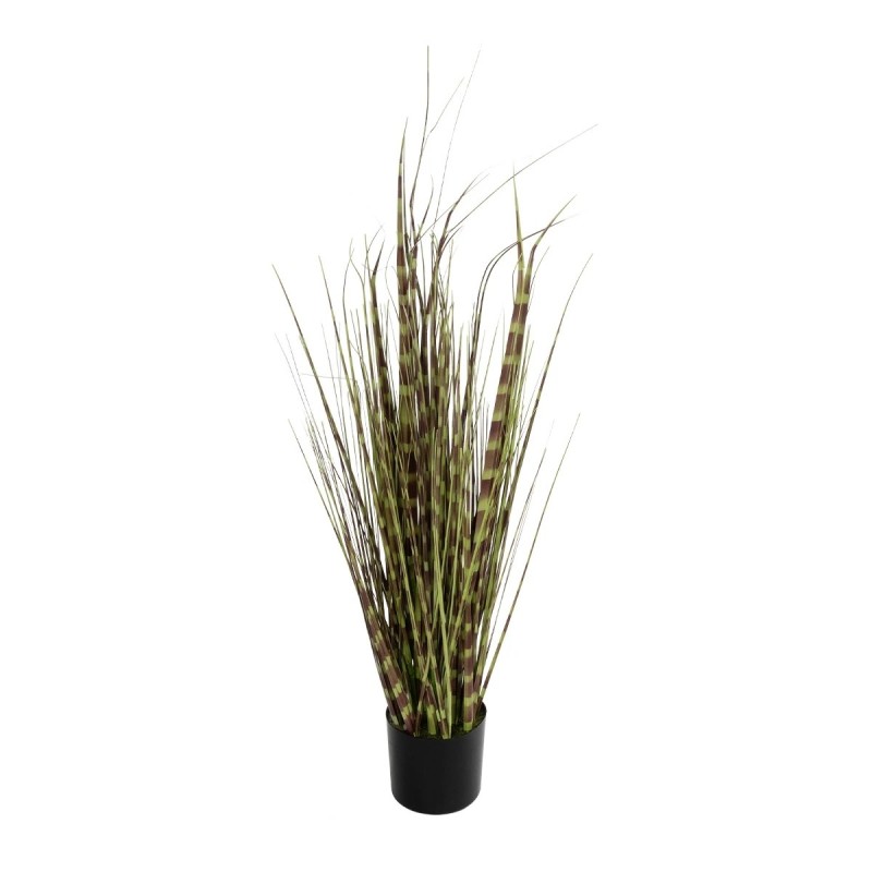 GloboStar® Artificial Garden ZEBRA GRASS 21482 Τεχνητό Διακοσμητικό Φυτό Ζέμπρα  Υ85cm