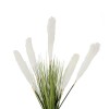 GloboStar® Artificial Garden WHITE PAMPAS GRASS BRANCH 21485 Τεχνητό Διακοσμητικό Κλαδί Λευκό Πάμπας Y88cm