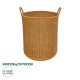 GloboStar® Artificial Garden TORINO 21492 Διακοσμητικό Πλεκτό Καλάθι - Κασπώ Γλάστρα - Flower Pot Μπεζ Φ37cm x Υ52cm GloboStar® Artificial Garden TORINO 21492 Διακοσμητικό Πλεκτό Καλάθι - Κασπώ Γλάστρα - Flower Pot Μπεζ Φ37cm x Υ52cm