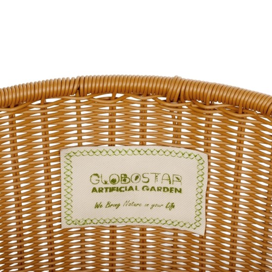 GloboStar® Artificial Garden TORINO 21492 Διακοσμητικό Πλεκτό Καλάθι - Κασπώ Γλάστρα - Flower Pot Μπεζ Φ37cm x Υ52cm GloboStar® Artificial Garden TORINO 21492 Διακοσμητικό Πλεκτό Καλάθι - Κασπώ Γλάστρα - Flower Pot Μπεζ Φ37cm x Υ52cm