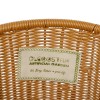 GloboStar® Artificial Garden TORINO 21493 Διακοσμητικό Πλεκτό Καλάθι - Κασπώ Γλάστρα - Flower Pot Μπεζ Φ31cm x Υ47cm
