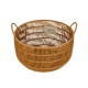 GloboStar® Artificial Garden COCOA 21495 Διακοσμητικό Πλεκτό Καλάθι - Κασπώ Γλάστρα - Flower Pot Μπεζ Φ30cm x Υ40cm GloboStar® Artificial Garden COCOA 21495 Διακοσμητικό Πλεκτό Καλάθι - Κασπώ Γλάστρα - Flower Pot Μπεζ Φ30cm x Υ40cm