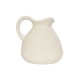 GloboStar® Artificial Garden ARMENOVILLE 21505 Διακοσμητικό Κεραμικό Βάζo Μπέζ Φ18 x Υ16 cm