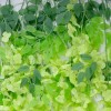 GloboStar® Artificial Garden GREEN WISTERIA FLOWER BRANCH 21514 Σετ 12 Τεχνητά Διακοσμητικά κλαδιά Βιστέριας Πράσινο Φ45 x Υ120cm