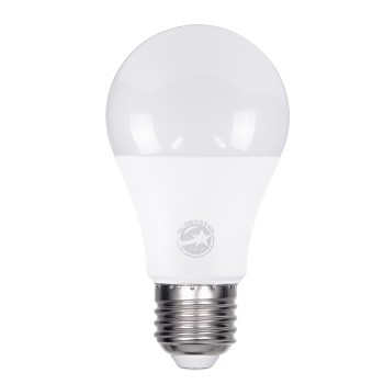 GLOBOSTAR® GLOBE 60030 Λάμπα E27 A60 LED 12W 1392lm 260° AC 220-240V IP20 Ψυχρό Λευκό 6000K - Lumileds SMD Chip - Λευκό Γαλακτερό - Μ6 x Π6 x Υ11cm - 3 Χρόνια Εγγύηση