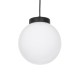 GLOBOSTAR® AGROS 61591 Μοντέρνο Κρεμαστό Φωτιστικό Οροφής με Ντουί 1 x E27 AC 220-240V IP65 - Λευκό & Μάυρο - Μ20 x Π20 x Υ22cm GLOBOSTAR® AGROS 61591 Κρεμαστό Φωτιστικό Οροφής Κήπου με Ντουί 1 x E27 AC 220-240V Αδιάβροχο IP65 - Λευκό & Μάυρο - Μ20 x Π20 x Υ22cm