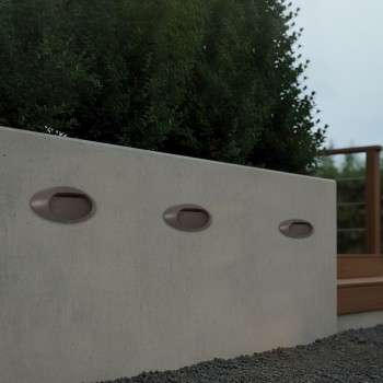 kelvo® STEPART KLV-101-0099 Φωτιστικό Σκαλοπατιού / Διαδρόμου LED 3W 375lm 45° AC 220-240V Αδιάβροχο IP65 Θερμό Λευκό 2700K - Lumileds SMD Chip & TÜV SÜD Driver - Γκρι Ανθρακί Ματ - Μ26 x Π5.5 x Υ13cm - 5 Χρόνια Εγγύηση