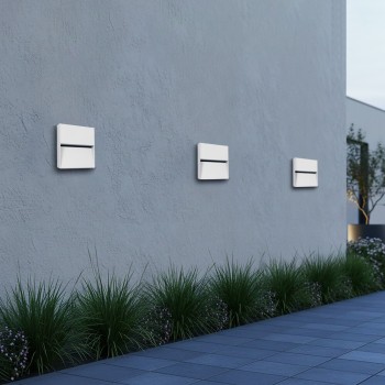 kelvo® STEPART KLV-101-0106 Φωτιστικό Σκαλοπατιού / Διαδρόμου LED 4W 500lm 45° AC 220-240V Αδιάβροχο IP65 Θερμό Λευκό 2700K - Lumileds SMD Chip & TÜV SÜD Driver - Λευκό Ματ - Μ15 x Π3.5 x Υ15cm - 5 Χρόνια Εγγύηση