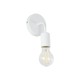 GloboStar® DON 01397 Vintage Επιτοίχιο Φωτιστικό Απλίκα Μονόφωτο 1 x E27 IP20 Λευκό Μέταλλο - Μ10 x Π7 x Υ16cm GloboStar® DON 01397 Vintage Επιτοίχιο Φωτιστικό Απλίκα Μονόφωτο 1 x E27 IP20 Λευκό Μέταλλο - Μ10 x Π7 x Υ16cm