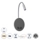 GloboStar® GOOSE 60882 Μοντέρνο Φωτιστικό Τοίχου - Απλίκα Ξενοδοχείου Bed Side LED 6W 600lm 36° & 360° AC 220-240V - Reading Light & 360° Κρυφός Φωτισμός - Φορτιστής USB 3A - Μ15.5 x Π15 x Υ30.5cm - Φυσικό Λευκό 4500K - Γκρι Ανθρακί - 3 Xρόνια Εγγ GloboStar® GOOSE 60882 Μοντέρνο Φωτιστικό Τοίχου - Απλίκα Ξενοδοχείου Bed Side LED 6W 600lm 36° & 360° AC 220-240V - Reading Light & 360° Κρυφός Φωτισμός - Φορτιστής USB 3A - Μ15.5 x Π15 x Υ30.5cm - Φυσικό Λευκό 4500K - Γκρι Ανθρακί - 3 Xρόνια Εγγ