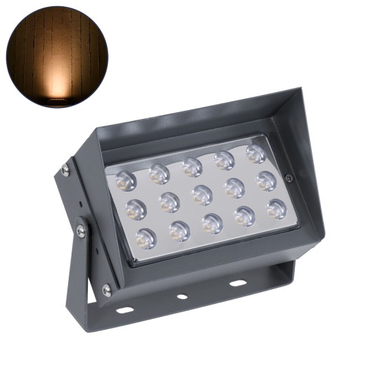 GLOBOSTAR® FLOOD-KAMY 90371 Προβολέας Σποτ Wall Washer με Αντιθαμβωτική Γρίλια LED 30W 2550lm 5° DC 24V Αδιάβροχο IP65 Αρχιτεκτονικό Πορτοκαλί 2200K Dimmable - Γκρι Ανθρακί - Μ19.5 x Π10.7 x Υ9.5cm - 3 Χρόνια Εγγύηση GloboStar® FLOOD-KAMY 90371 Προβολέας Wall Washer με Αντιθαμβωτική Γρίλια για Φωτισμό Κτιρίων LED 30W 2550lm 5° DC 24V Αδιάβροχο IP65 L19.5 x W10.7 x H9.5cm Αρχιτεκτονικό Πορτοκαλί 2200K - Γκρι Ανθρακί - 3 Years Warranty