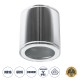 GloboStar® MARETTI 61448 Επιφανειακό Στρόγγυλο Φωτιστικό Σποτ με Ντουί 1 x GU10 VDE Certified AC 220-240V Αδιάβροχο IP65 - Σώμα Αλουμινίου & Υψηλής Αντοχής Tempered Glass - Φ9 x Υ9cm - Χρώμιο Νίκελ - 5 Χρόνια Εγγύηση GloboStar® MARETTI 61448 Επιφανειακό Στρόγγυλο Φωτιστικό Σποτ με Ντουί 1 x GU10 VDE Certified AC 220-240V Αδιάβροχο IP65 - Σώμα Αλουμινίου & Υψηλής Αντοχής Tempered Glass - Φ9 x Υ9cm - Χρώμιο Νίκελ - 5 Χρόνια Εγγύηση