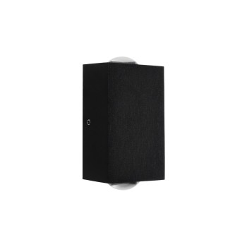 GLOBOSTAR® HIKARI 60685 Μοντέρνο Φωτιστικό Τοίχου - Απλίκα LED 4W 500lm 30° AC 220-240V Αδιάβροχο IP65 Θερμό Λευκό 2700K - CREE XPE Chip & TÜV SÜD Driver - Μαύρο Ματ - Μ6 x Π4 x Υ10.5cm - 5 Χρόνια Εγγύηση