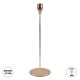 GloboStar® ISABELLA 35105 Κηροπήγιο Μεταλλικό Χάλκινο Φ10 x Υ33cm