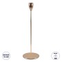 GloboStar® ISABELLA 35105 Κηροπήγιο Μεταλλικό Χάλκινο Φ10 x Υ33cm