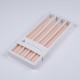 GloboStar® BABY-PINK 35201 ΣΕΤ 4 Αρωματικά Κεριά Κηροπηγίου Παραφίνης με Άρωμα Μπουκέτο Τριαντάφυλλο Ροζ Μ2 x Π2 x Υ25cm