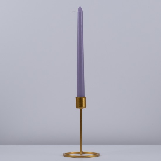 GloboStar® LAVENDER-FIELD 35203 ΣΕΤ 4 Αρωματικά Κεριά Κηροπηγίου Παραφίνης με Άρωμα Λεμόνι - Λεβάντα Μωβ Μ2 x Π2 x Υ25cm