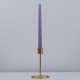 GloboStar® LAVENDER-FIELD 35203 ΣΕΤ 4 Αρωματικά Κεριά Κηροπηγίου Παραφίνης με Άρωμα Λεμόνι - Λεβάντα Μωβ Μ2 x Π2 x Υ25cm