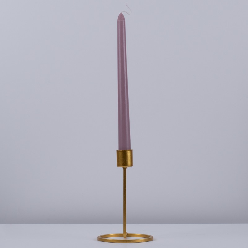 GloboStar® WATER-LILLY 35204 ΣΕΤ 4 Αρωματικά Κεριά Κηροπηγίου Παραφίνης με Άρωμα Φρούτα του Δάσους Λιλά Μ2 x Π2 x Υ25cm