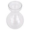 GloboStar® GRACE 35606 Διακοσμητικό Βάζο Πλαστικό Διάφανο Φ9 x Υ13cm