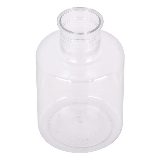 GloboStar® GRACE 35608 Διακοσμητικό Βάζο Πλαστικό Διάφανο Φ7 x Υ11cm