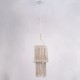 GloboStar® ZAMBIA 36208 Boho Κρεμαστό Φωτιστικό Μακραμέ Μονόφωτο 1 x E27 IP20 Μπεζ Ύφασμα - Μ30 x Π30 x Υ60cm GloboStar® ZAMBIA 36208 Boho Κρεμαστό Φωτιστικό Μακραμέ Μονόφωτο 1 x E27 IP20 Μπεζ Ύφασμα - Μ30 x Π30 x Υ60cm