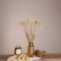 GloboStar® FOUNTAINGRASS 36542 Αποξηραμένο Φυτό Πεννίζετο - Μπουκέτο Διακοσμητικών Κλαδιών Μπεζ - Πράσινο Υ60cm - Σετ 50 τμχ