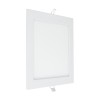 GloboStar® 60199 Χωνευτό LED Panel 20W 2060lm 120° AC 220-240V IP20 Μ22.5 x Π22.5 x Υ1.9cm Θερμό Λευκό 2700K - 3 Χρόνια Εγγύηση