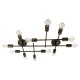 GloboStar® PIPING 00669-1 Vintage Φωτιστικό Οροφής Πλέγμα Πολύφωτο 12 x E27 IP20 Μπρούτζινο Μέταλλο - Μ78.5 x Π9.5 x Υ64cm GloboStar® PIPING 00669-1 Vintage Φωτιστικό Οροφής Πλέγμα Πολύφωτο 12 x E27 IP20 Μπρούτζινο Μέταλλο - Μ78.5 x Π9.5 x Υ64cm