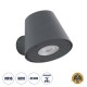 GloboStar® GARDENIA 60794 Φωτιστικό Τοίχου - Απλίκα Αρχιτεκτονικού Φωτισμού Εσωτερικού/Εξωτερικού Χώρου Up or Down Μονόφωτο 1 x GU10 AC220-240V Αδιάβροχο IP65 - Σώμα Αλουμινίου & Tempered Glass - Μ9.5 x Π13 x Υ7.7cm - Γκρι Ανθρακί - 5 Years Warranty GloboStar® GARDENIA 60794 Φωτιστικό Τοίχου - Απλίκα Αρχιτεκτονικού Φωτισμού Εσωτερικού/Εξωτερικού Χώρου Up or Down Μονόφωτο 1 x GU10 AC220-240V Αδιάβροχο IP65 - Σώμα Αλουμινίου & Tempered Glass - Μ9.5 x Π13 x Υ7.7cm - Γκρι Ανθρακί - 5 Years Warranty
